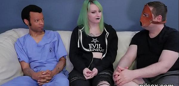  Spicy nympho was taken in ass hole madhouse for uninhibited therapy